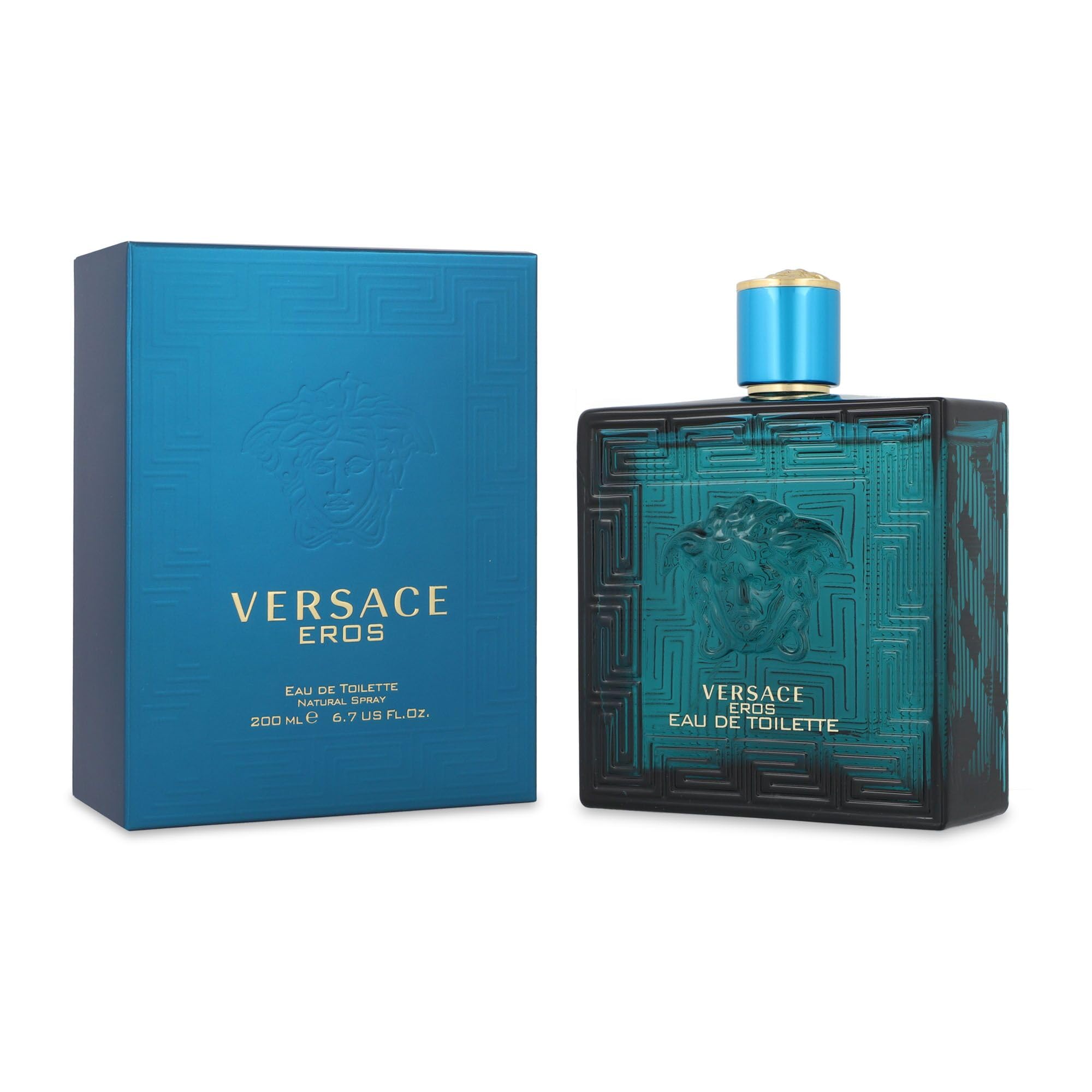 Amazon.com : Versace Eros for Men 6.7 oz Eau de Toilette Spray